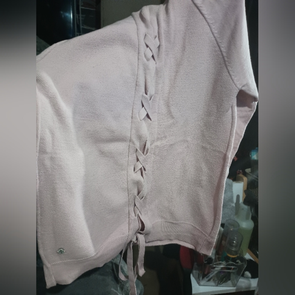 Lululemon Crisscross Back Pink Sweater – Size Small - Picture 5 of 5